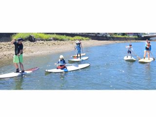 7歳から参加可能!ご家族皆様で初めてのSUP体験を楽しみましょう♪