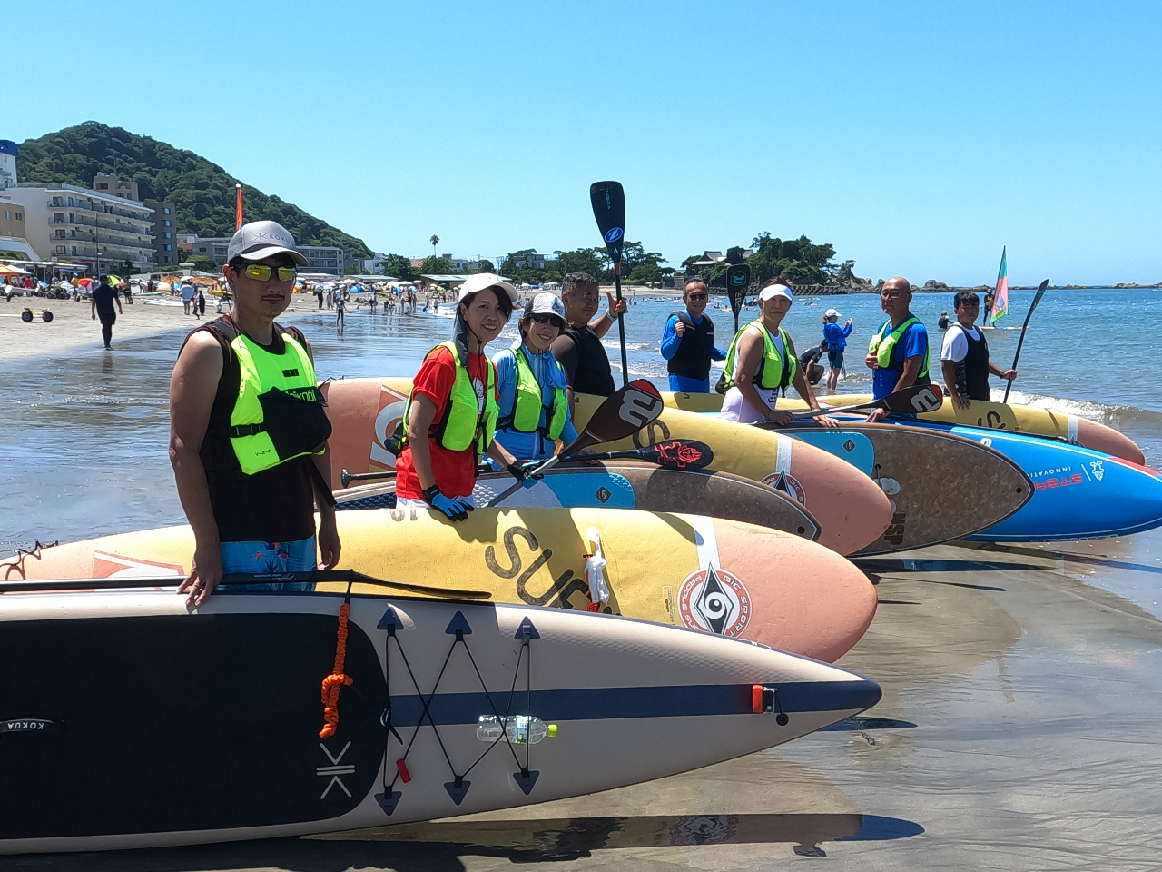 漕ぎ力アップして森海岸まで行こう!