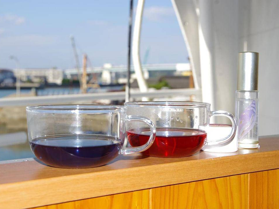 COOオリジナルハーブティーも楽しめます♪