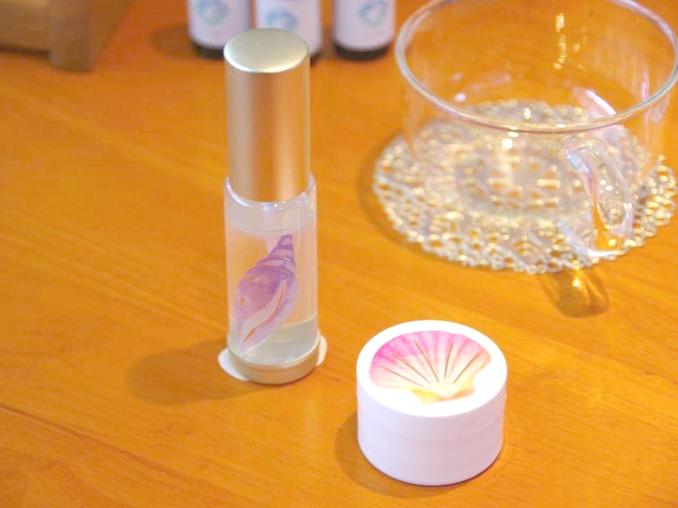 アロマスプレーとアロマクリームつくり