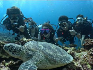 体験ダイビング。 記念撮影