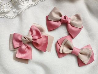 それぞれヘアゴムやヘアクリップなどお好みのアイテムをお作りいただけます♪