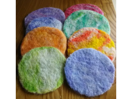 好きな色をミックスして、マーブル模様にしてもかわいい!