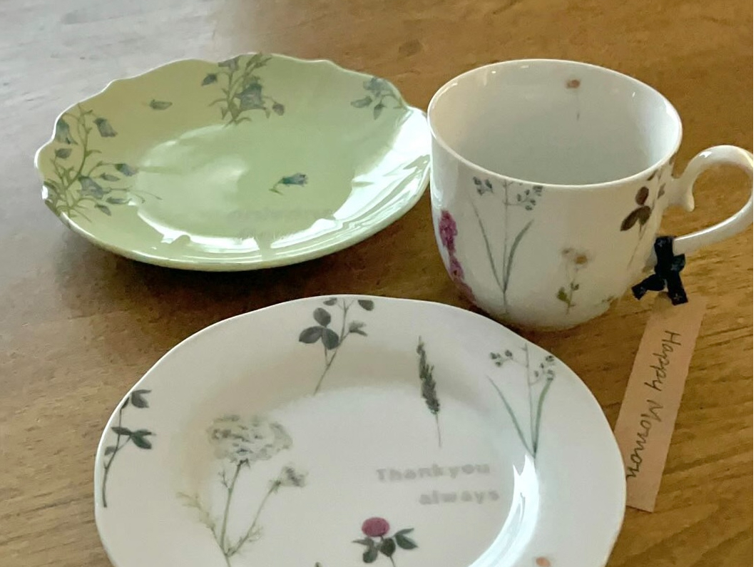 素敵なオリジナル食器が2種類作れます!