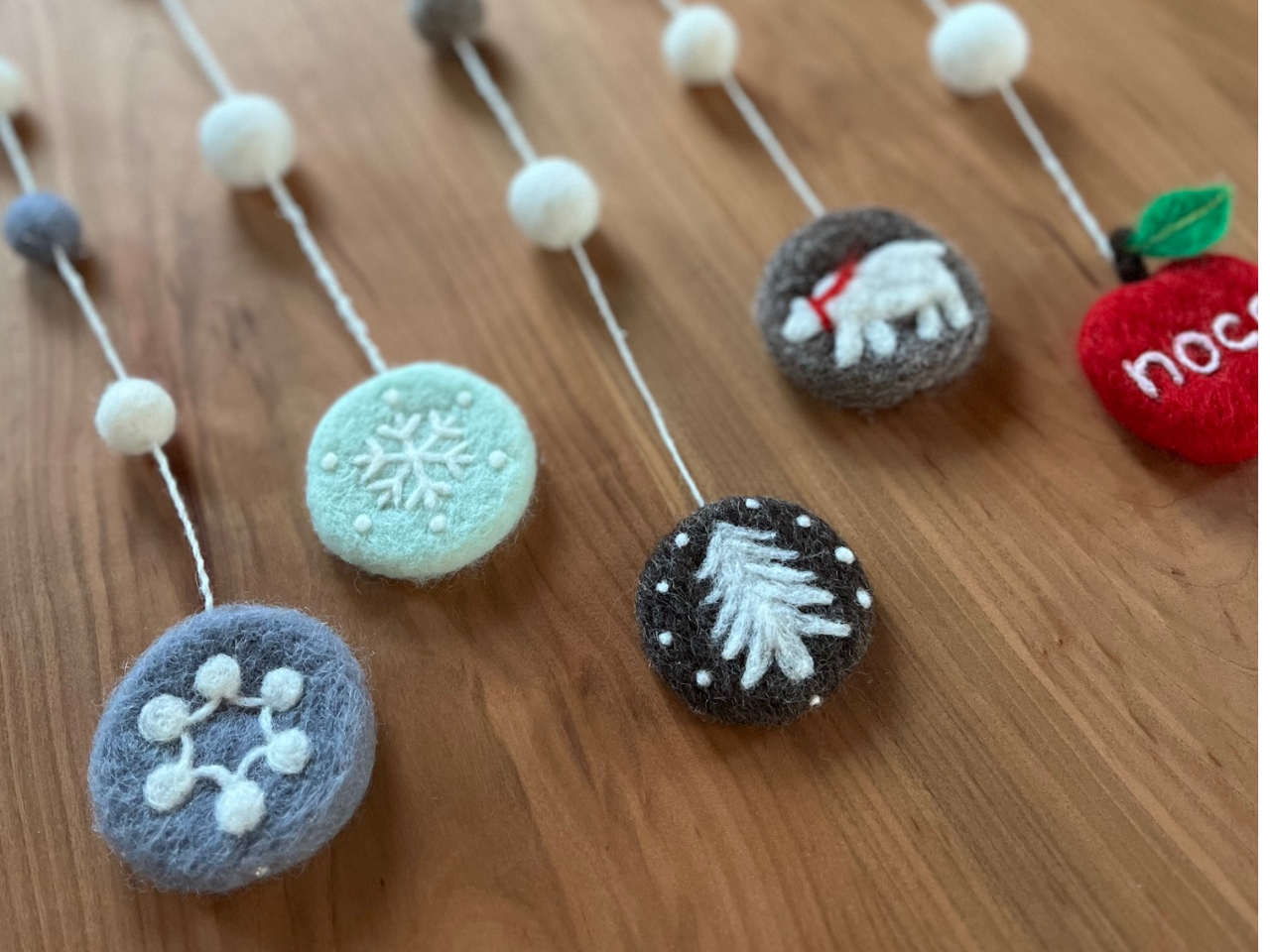 【わくわく体験!飛騨高山】対象プラン☆羊毛フエルトでほっこりあったかオーナメント...
