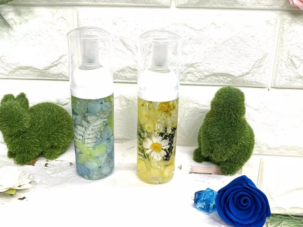 *:._お好きなお花を選んで作る♪ハーバリウムスプレーボトル制作体験_.:*女性...