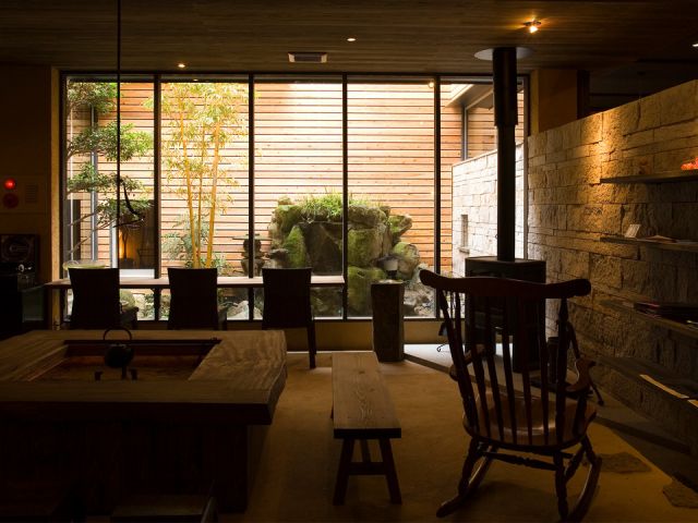 落ち着く環境の談話室