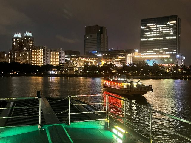東京港の夜景を堪能