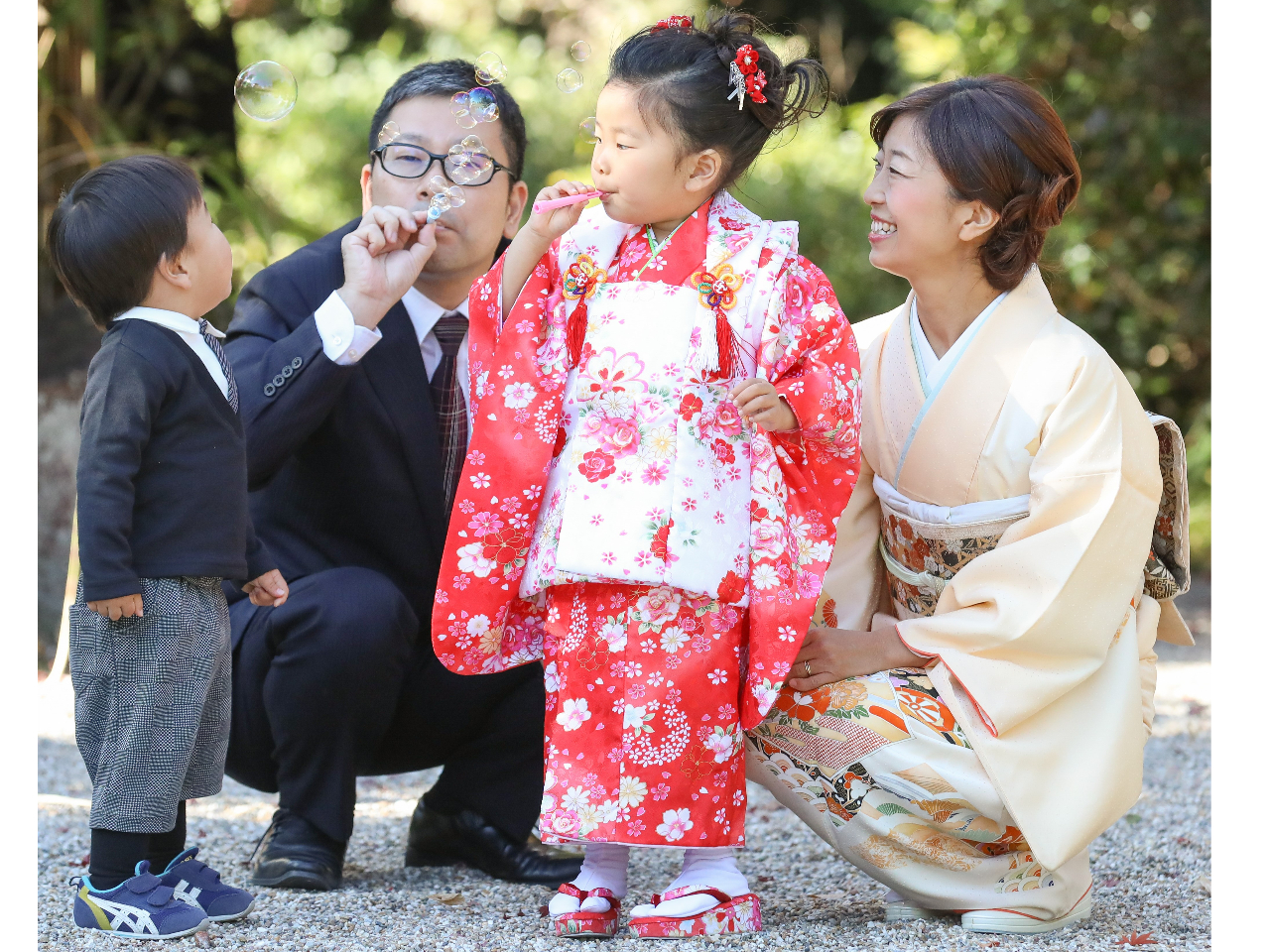 ★七五三の子供&お母様着付け★ オプション撮影