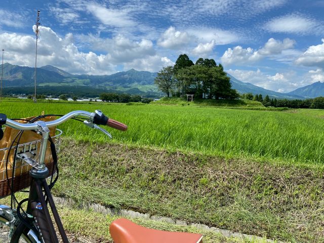のどかな田園風景の中を走るのも気持ち良いですね。