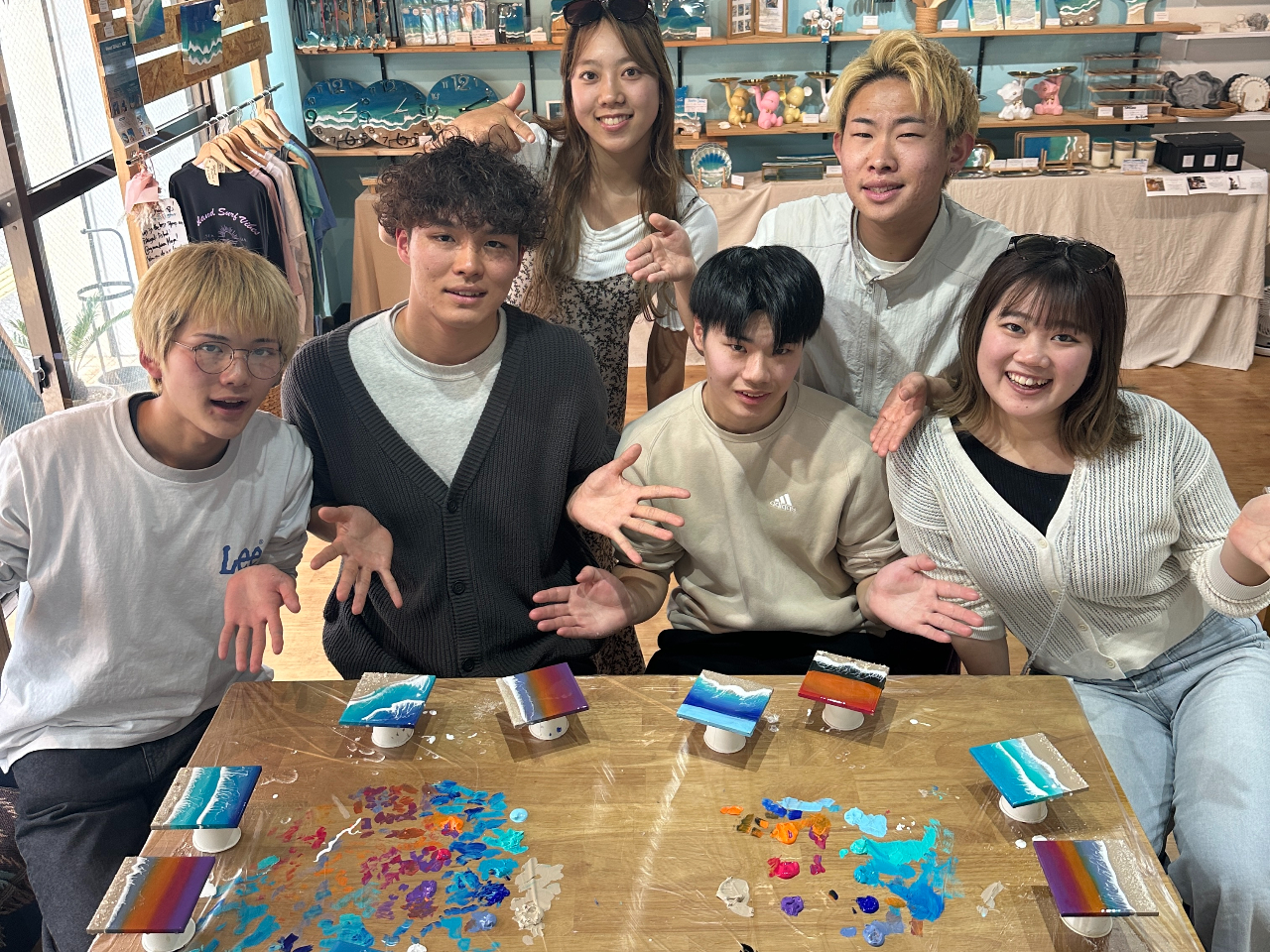 石垣島/体験】オリジナル海のコースター作り！お1人2枚制作OK