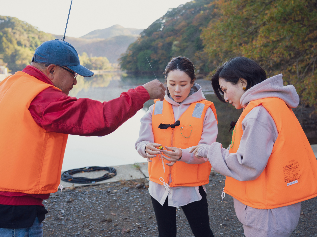 初心者の方も楽しめるよう、ご希望があれば道具や釣り方をわかりやすく丁寧に説明します。