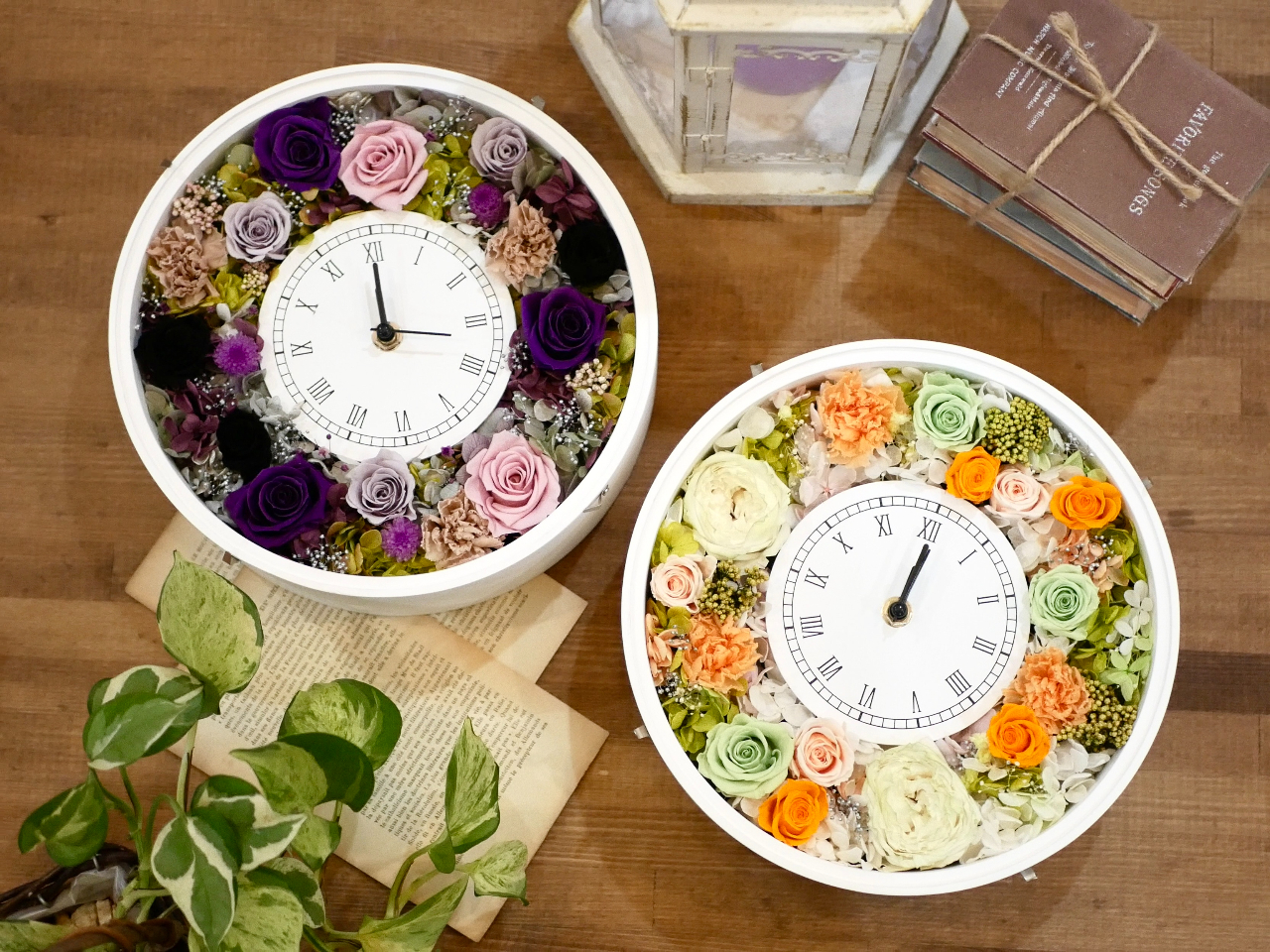 プリザーブドフラワー花時計アレンジメントレッスン Cucu Fleur じゃらん遊び体験