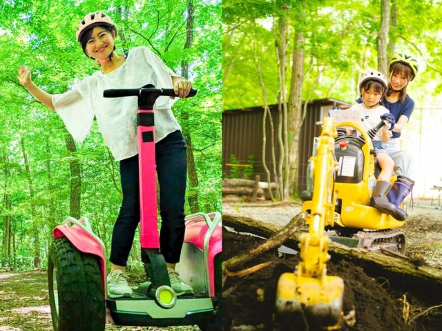 現地でパワーショベルとのセットプランへのアップグレードも可能!(一部利用不可日あり)