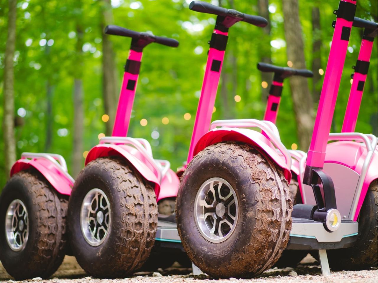 大きいタイヤだからこその安定度!