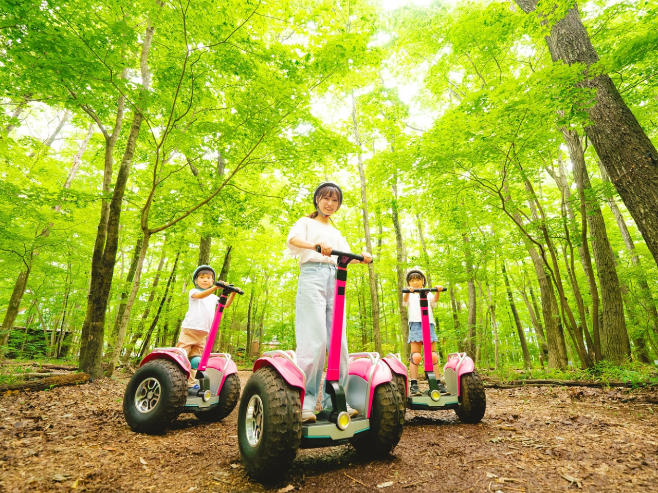 親子で楽しく乗れます!