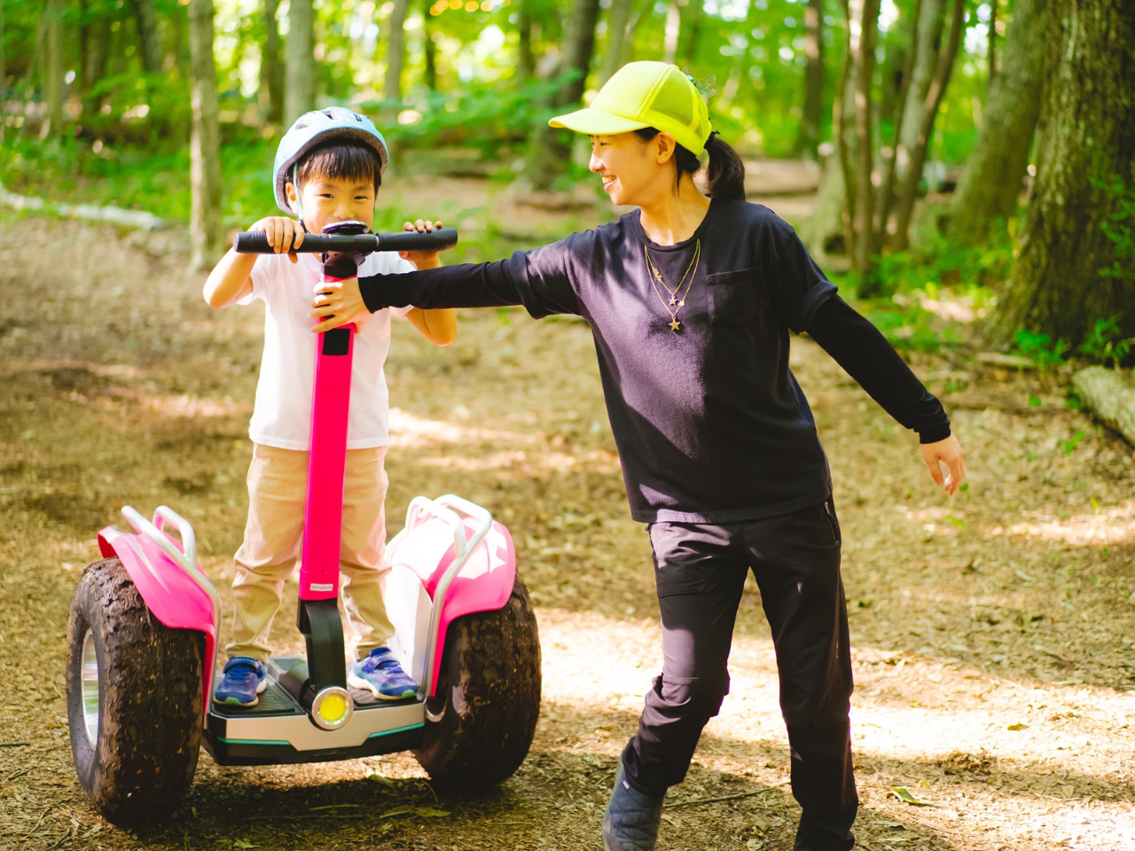 「うちの子乗れるかな?」と思ったらまずは来てください!テスト乗車で乗れれば体験OKです!