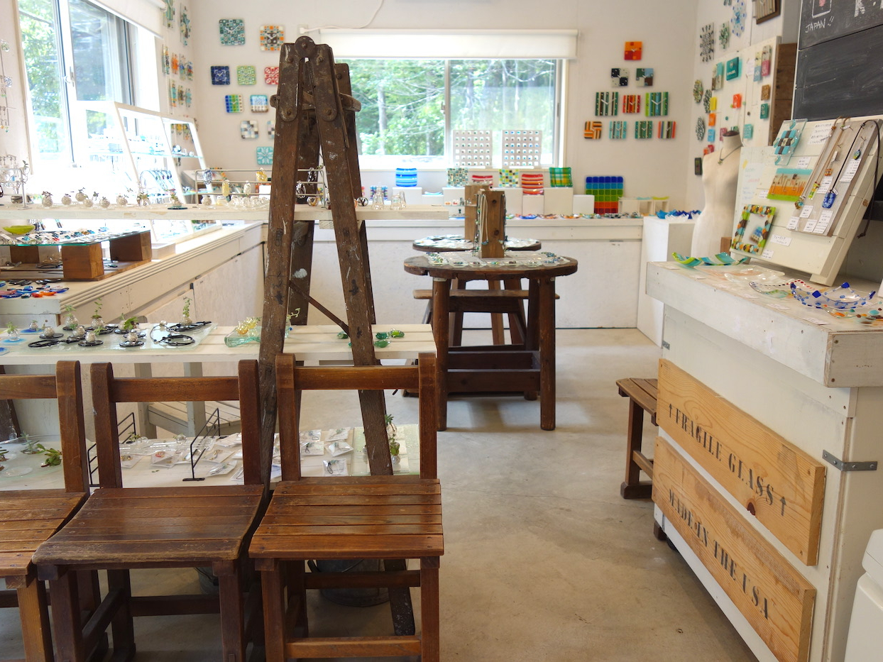 こじんまりとしたショップ