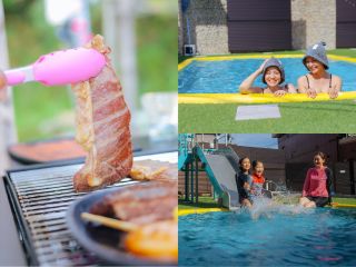 バーベキュー&プール、サウナ満喫プラン