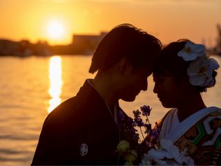 良いお天気で映えました!イメージフォトになります。ウェディングフォトのプランは別にあります。