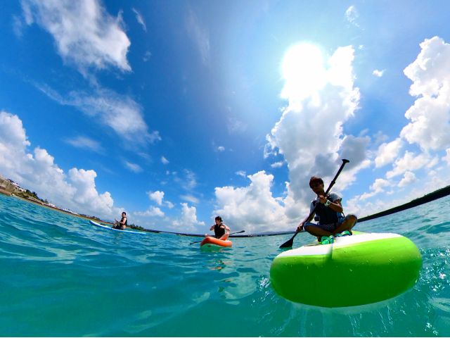 青い空と青い海を独り占め♪