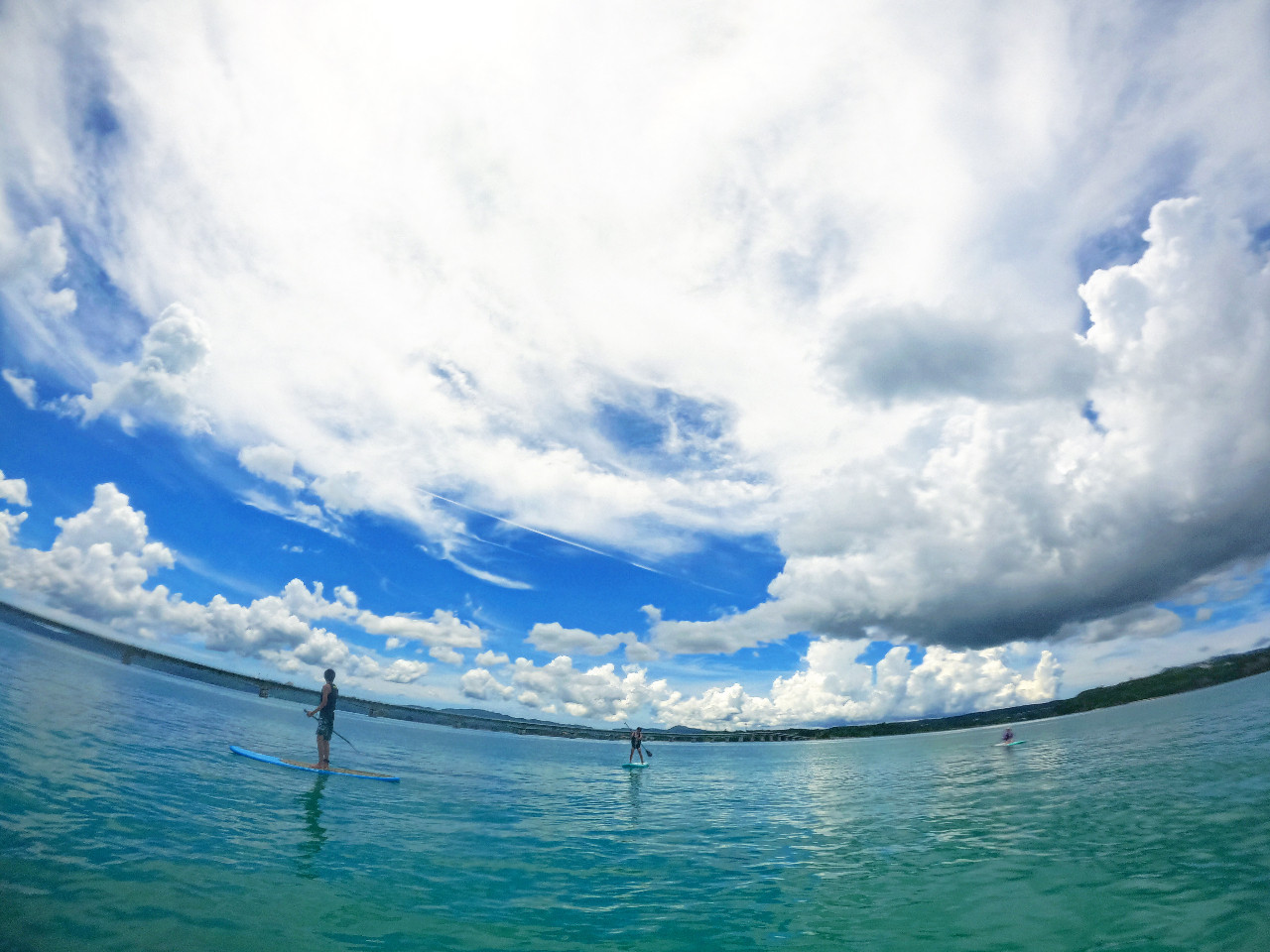 古宇利大橋を見ながら♪
