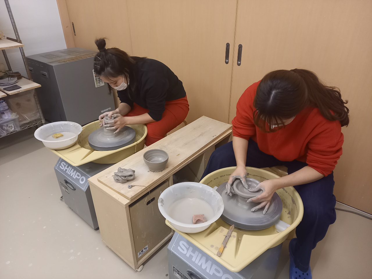 お友達同士で楽しく体験♪