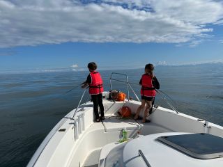 小学生の船釣り体験