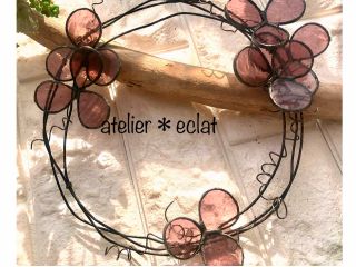 ((サイズ)) 円周約23センチ ワイヤー部分は銅線になります。