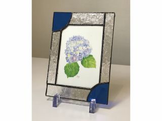 体験作品『フォトフレーム』 サイズ約13p×17.5p ※使用ガラスは変更される場合があります。