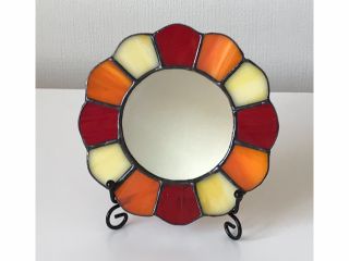体験作品『プチミラー』 直径約13p ※使用ガラスは変更される場合があります。