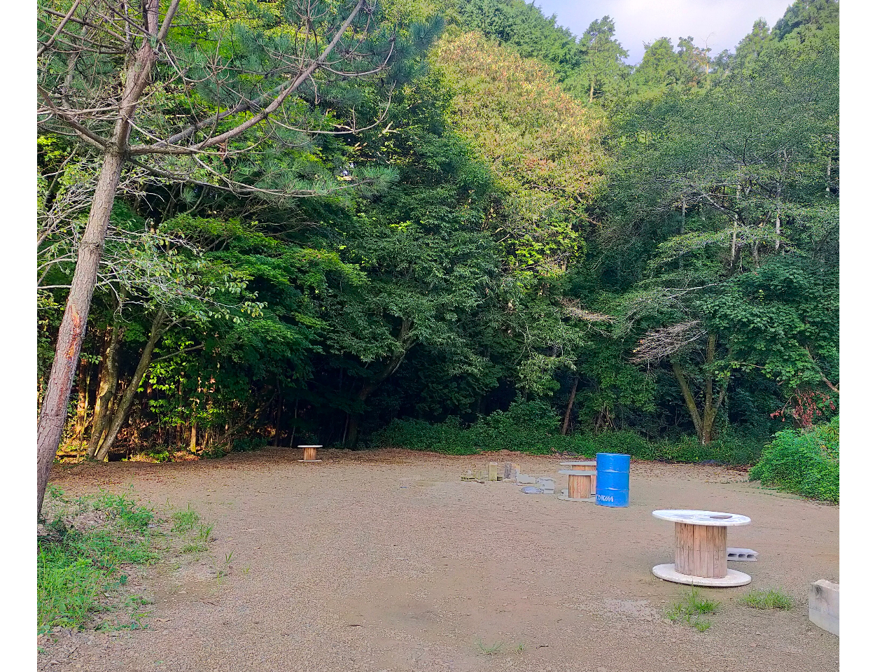 自然の森に囲まれたキャンプ場です。人工的な大型施設とは違う楽しみ方が体験できます。