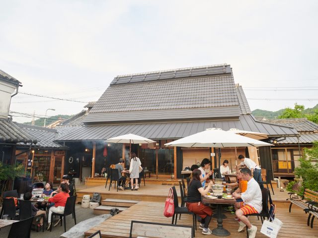古民家バーベキューテラスの風景です♪