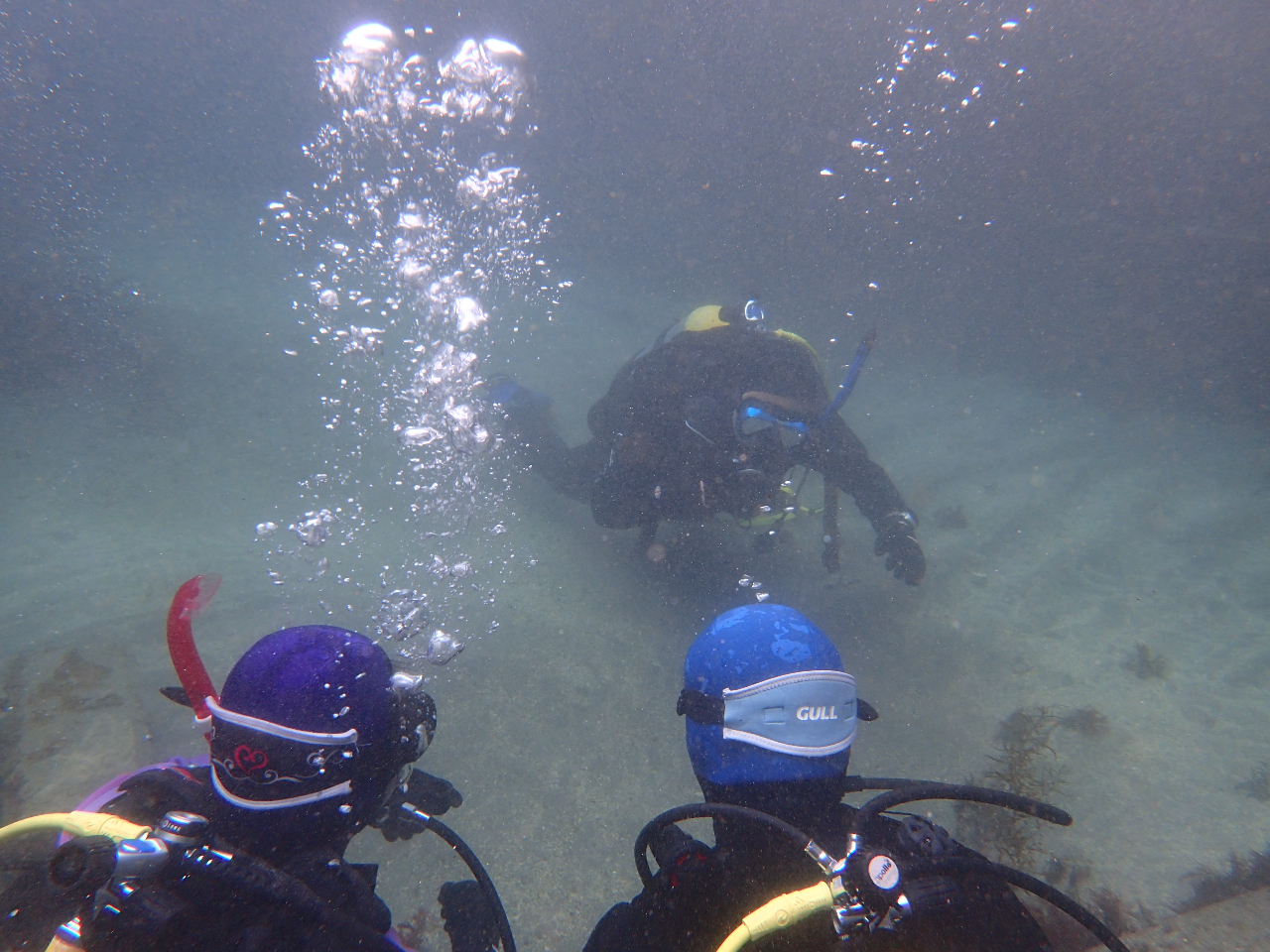 中性浮力の練習!