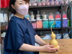 瓢箪ランプ体験さんです