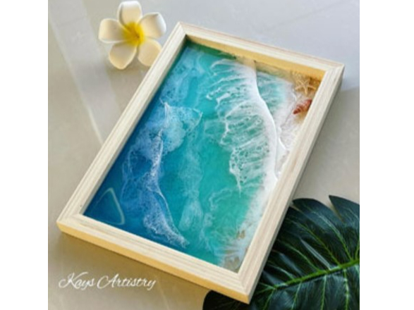 使用するレジンは、アメリカのアートレジン社のアートレジンです。 十分な換気も行いながら安心してレッスンを受けていただけます。