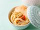 桃の冷製パスタ