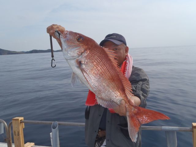 タイラバでマダイをGET