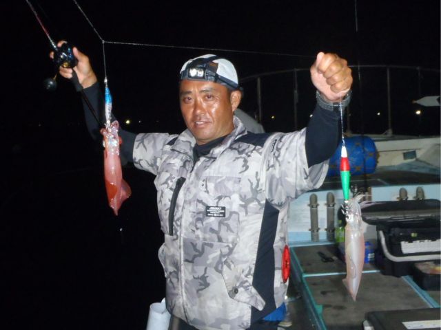 ケンサキイカダブルヒット