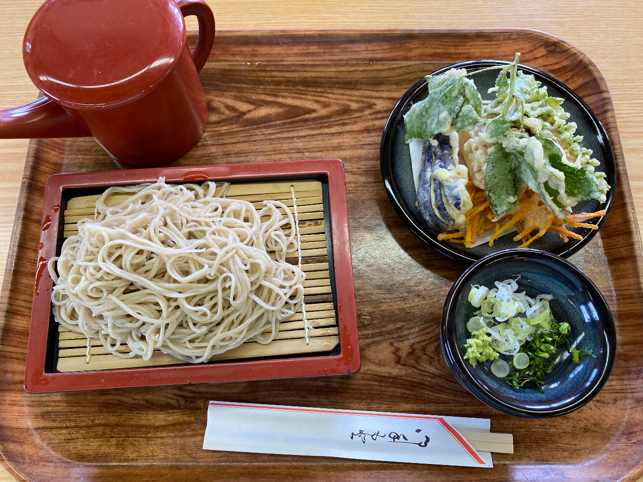 天ぷら付き手打ち蕎麦