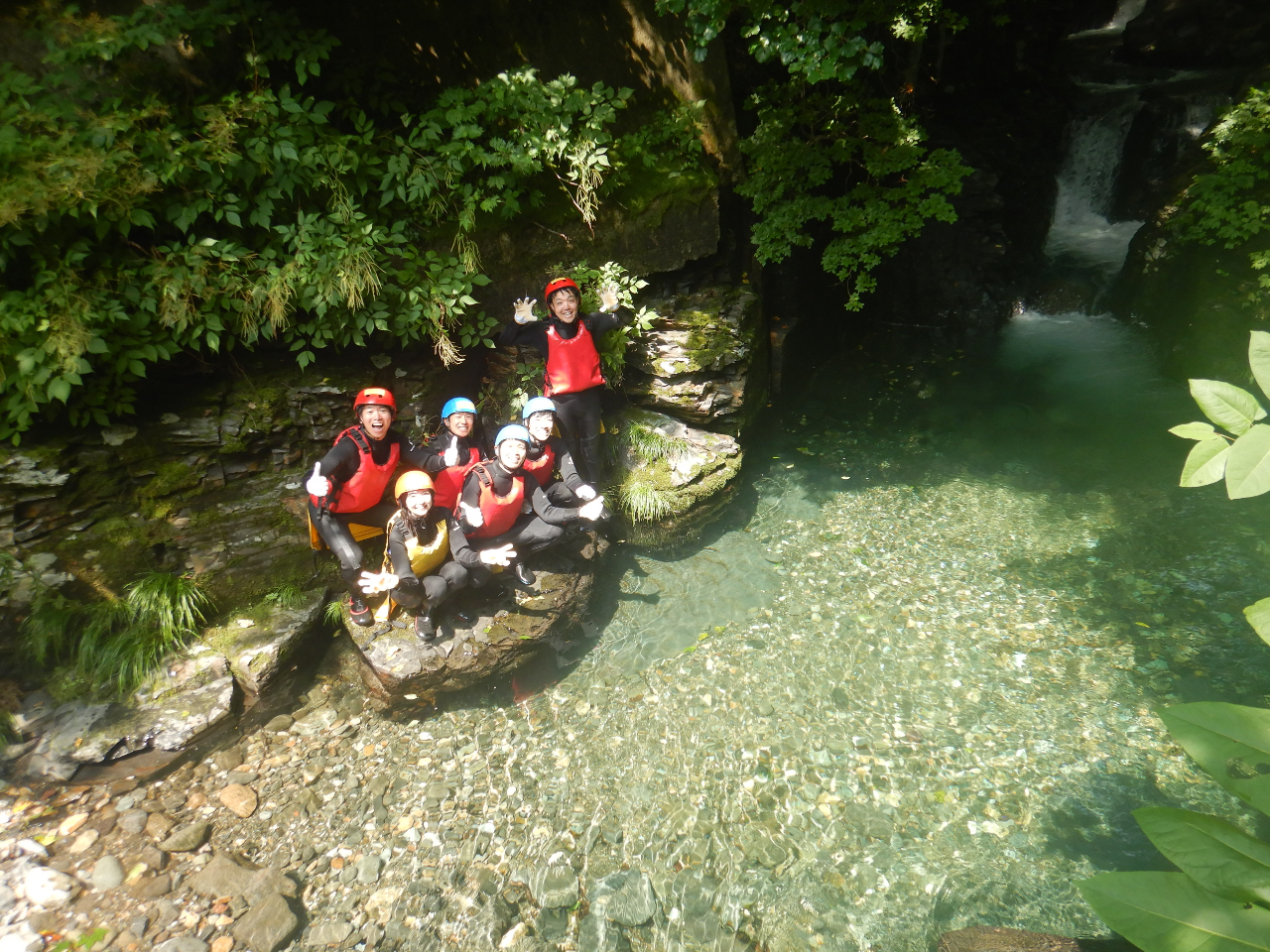 天然クーラー全開!マイナスイオン全開!