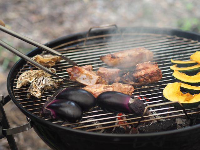 オプションでBBQもできます