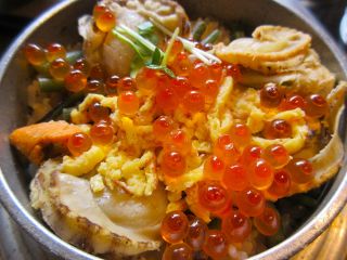 夕食:海鮮釜めし