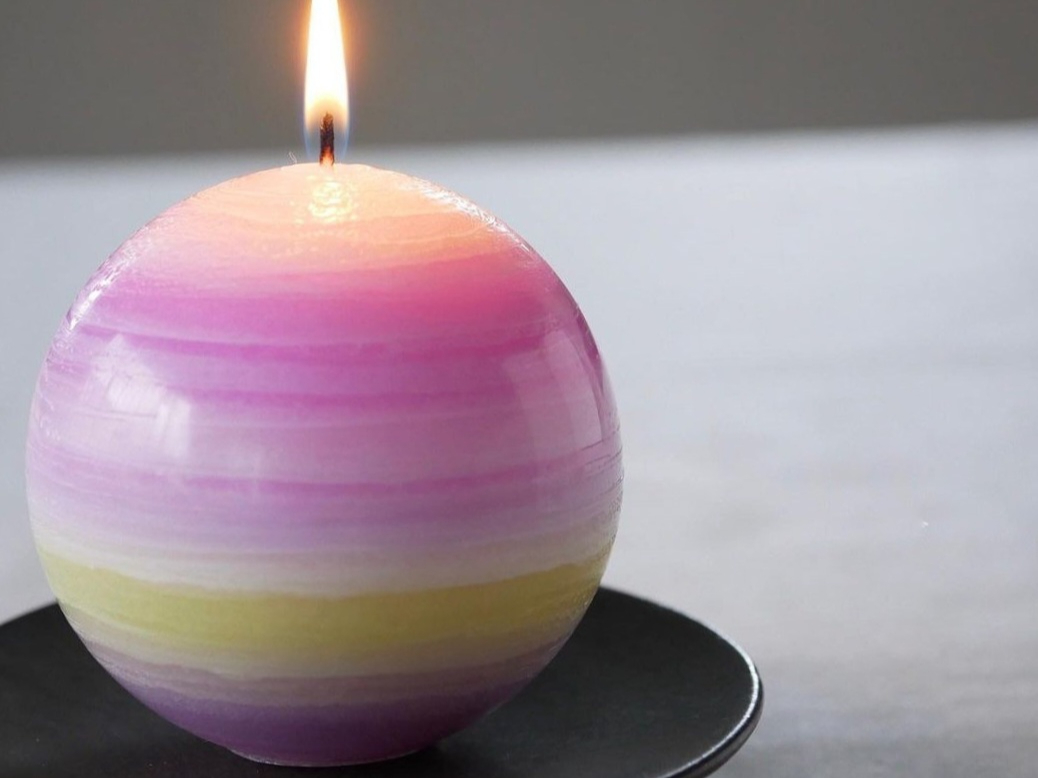 *:._何層もの色を重ねてまるで惑星の様なキャンドル♪惑星キャンドル制作体験.:...