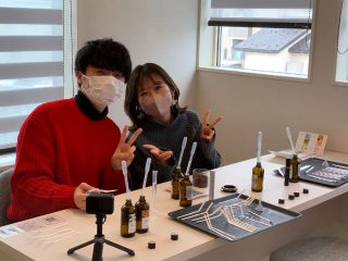 香水体験中