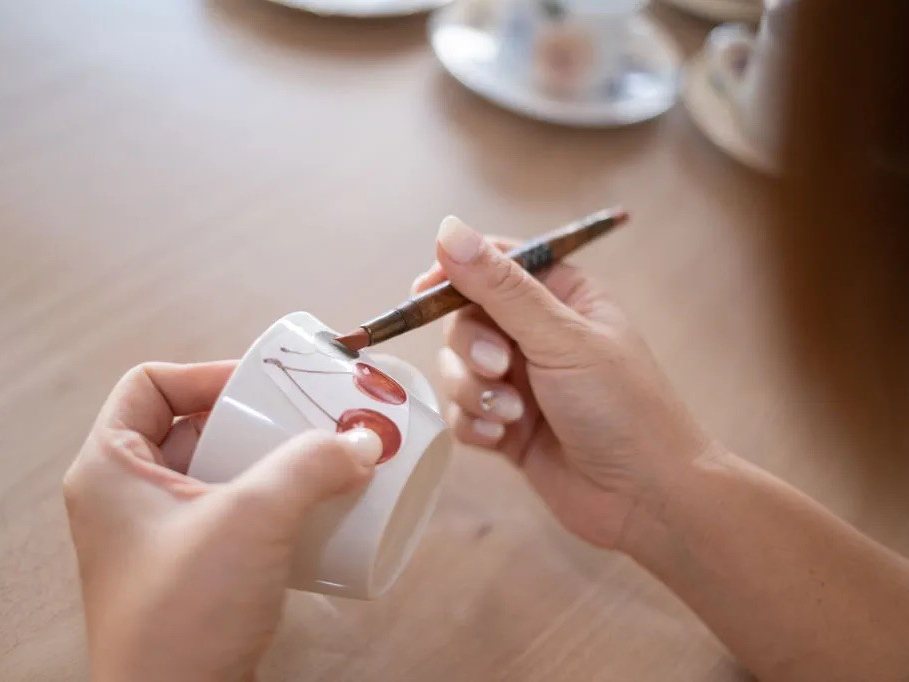 *:_白い食器が可愛くなる ハンドメイド♪ポーセラーツ制作体験_.:*女性・ファ...