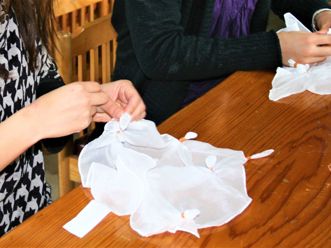 Xg[փSgĂAFf܂񂾕؂Ő߂܂BփSłc͗lɂȂ܂B