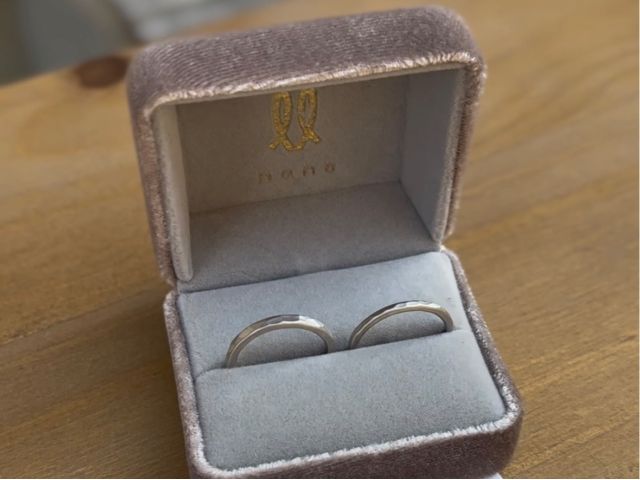 nane tokyo のリングボックスをプレゼントいたします。