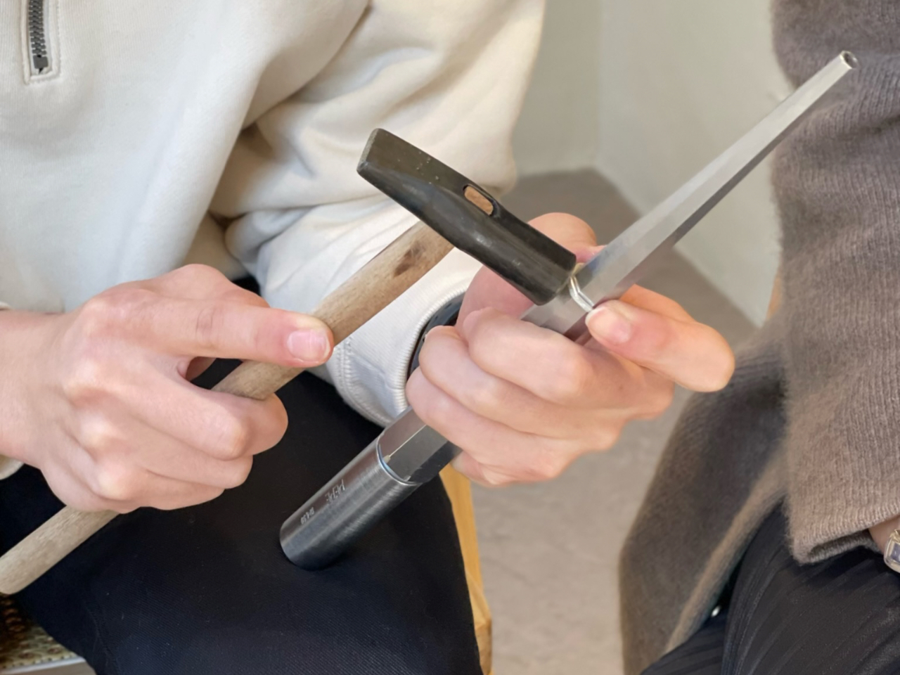 �n���}�[�Œ@���Ė͗l�t���̌���p�[�g�i�[�ƌ������č��̂��������߁I