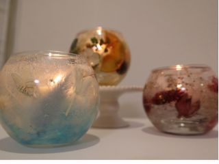 幻想的なボタニカルジェルランタン♪